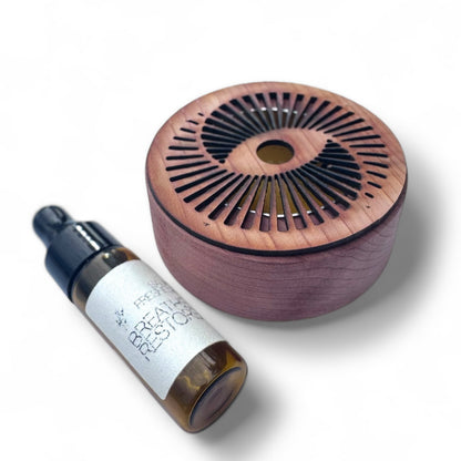 Car Air Freshener (Cedar Diffuser + Oil Refill)