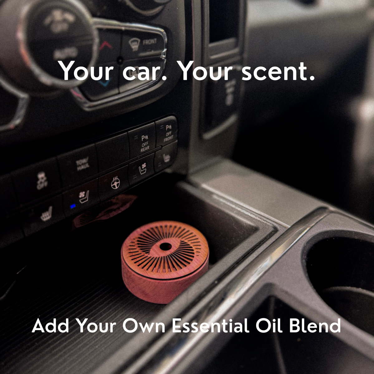 Unscented Car Freshener | Aromatic Cedar Car Diffuser