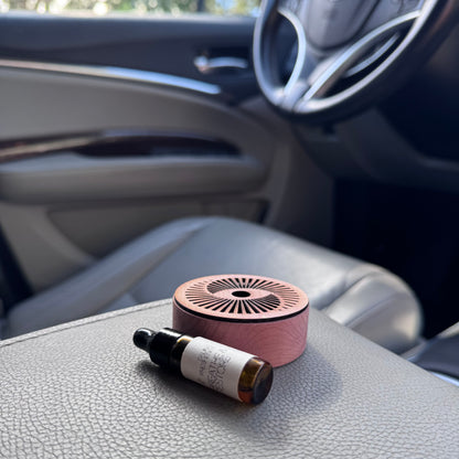 Car Air Freshener (Cedar Diffuser + Oil Refill)